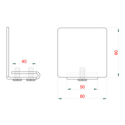 Samonosný systém 80x80x5mm posuvnej brány do 300kg/5m otvor (W39/80Fe 6m čierný profil, 1x W-SET80/F) Samonosný systém 80x80x5mm posuvnej brány do 300kg/5m otvor (W39/80Fe 6m čierný profil, 1x W-SET80/F)